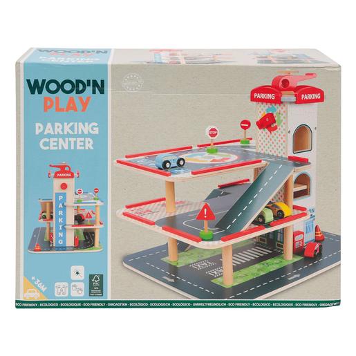 WoodnPlay - Garaje de madera 3 niveles