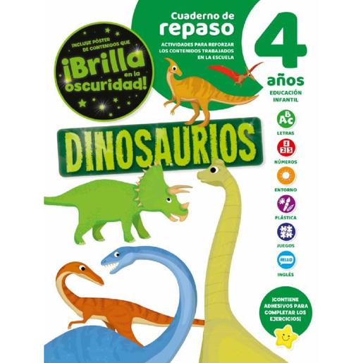Cuaderno de repaso dinosaurios 4 años
