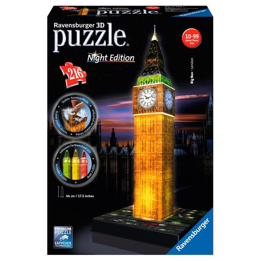 Ravensburguer - Puzzle 3D Big Ben de Noche