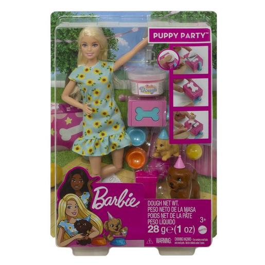Barbie - Muñeca fiesta de perritos