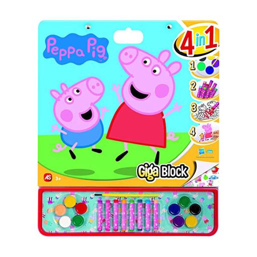 Peppa Pig - Giga block Peppa Pig 4 en 1