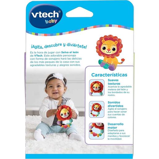 Vtech - Sonajero interactivo para bebés, Selva el León versión española ㅤ