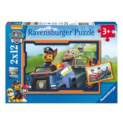 Ravensburger - Patrulla canina - 2 puzzles 12 piezas