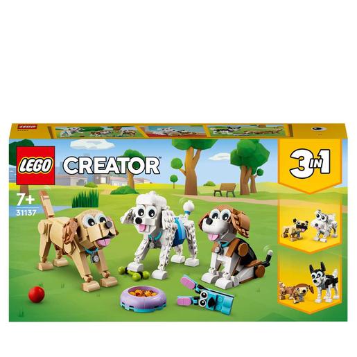 LEGO - Lego Creator 3 en 1 variedad de perros tiernos, 31137