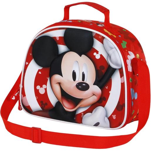 Disney - Mickey Mouse - Bolsa Portamerienda 3D ㅤ