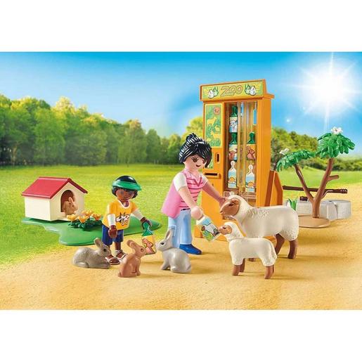 Playmobil - Zoo de Mascotas con Animales de Juguete ㅤ
