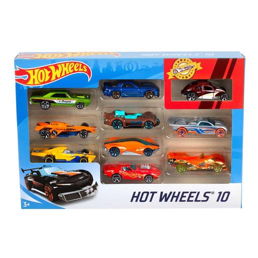 Hot Wheels - Pack 10 Vehículos (varios modelos)