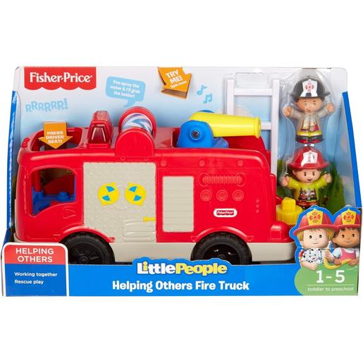 Fisher Price - Little People - Camión juguete sonidos y luces de rescate ㅤ