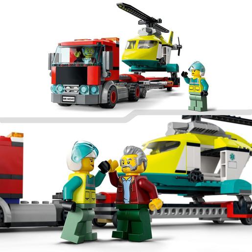 LEGO City - Transporte del helicóptero de rescate - 60343