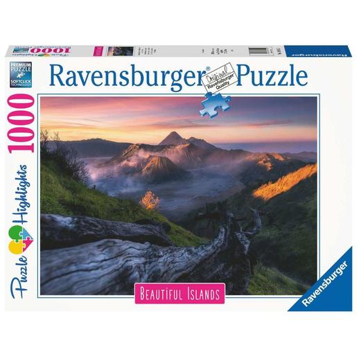 Ravensburger - Puzzle de 1000 piezas, Monte Bromo, Indonesia - Colección Paisajes ㅤ