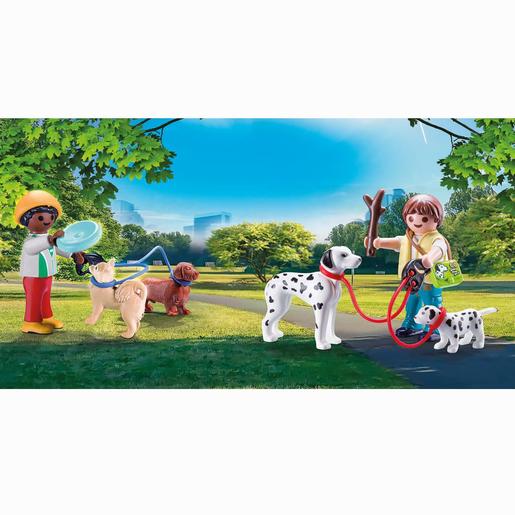 Playmobil - Maletín paseo de perros 70530