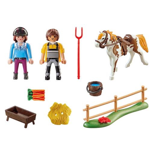 Playmobil - Starter Pack granja de caballos set adicional - 70505