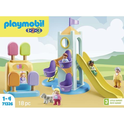 Playmobil - Parque infantil aventura con cabina de helados ㅤ