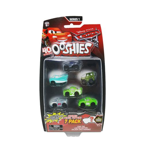 Ooshies - Cars - Pack 7 Personajes (varios modelos)