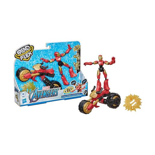 Los Vengadores - Iron Man - Vehículo Bend and Flex