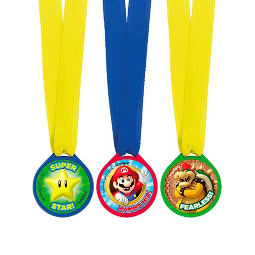 Super Mario - Pack 12 Medallas (varios modelos)