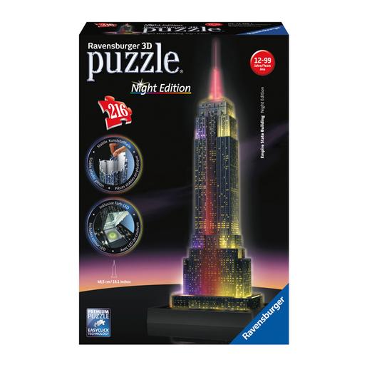 Ravensburger - Puzzle 3D - Empire State con Luz