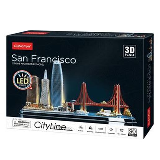 Puzzle 3D City Line Led (Varios modelos)