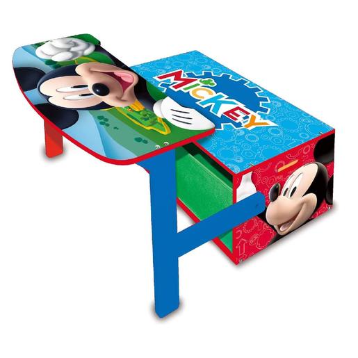 Mickey Mouse - Banco juguetero y escritorio 3 en 1