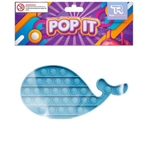 Pop It - Juguete sensorial ballena (varios colores)
