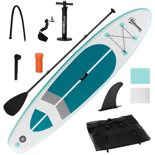 Tabla de paddle surf hinchable Outsunny blanca, Miscellaneous