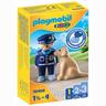 Playmobil - 1.2.3 Policía con Perro