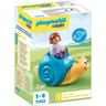 Playmobil - Caracol basculante con niño PLAYMOBIL 1.2.3 ㅤ