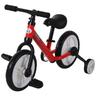 Homcom - Bicicleta de Equilibrio con Pedales Roja HomCom