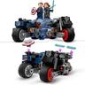 LEGO - Capitán América - Set de motos de super héroe Viuda Negra y Capitán América Avengers LEGO 76260