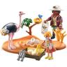 Playmobil - Cuidadores de avestruces - Escenario de juegos Playmobil ㅤ