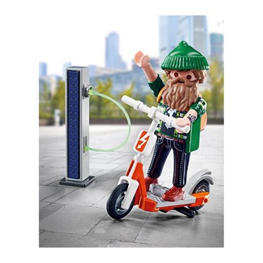 Playmobil - Hipster con e-scooter - 70873