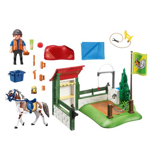 Playmobil - Set de Limpieza para Caballos - 6929