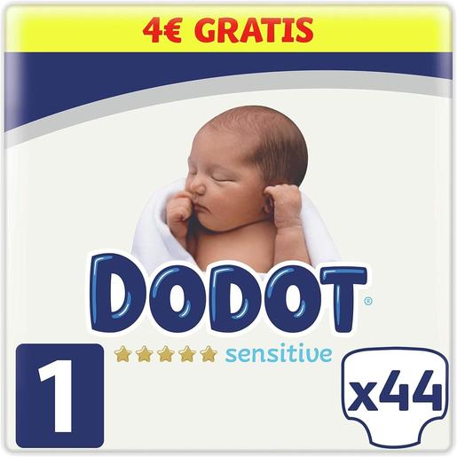 Dodot - Pañales Sensitive para Recién Nacido Pack 44 Unidades ㅤ