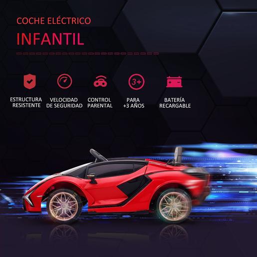 Homcom - Coche de batería Lamborghini con mando a distancia