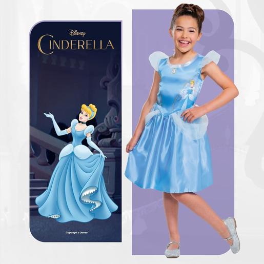 Disney - Cinderela - Fantasia de Princesa Cinderela para Menina XS ㅤ