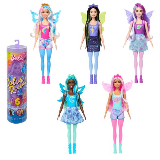 Barbie - Color Reveal Galaxia arcoíris (Varios modelos) ㅤ