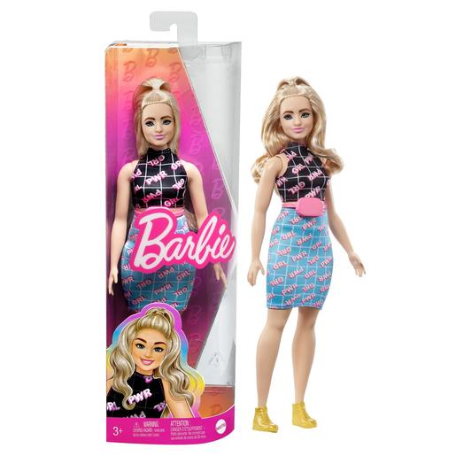 Barbie - Muñeca Fashionista con Vestido Poder Femenino ㅤ