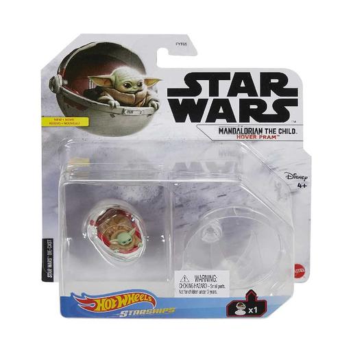 Hot Wheels - Star Wars - Cochecito flotante Baby Yoda