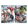 Educa Borras - Los Vengadores - Puzzle Marvel Avengers 2x500 piezas, 46x34 cm con cola fix incluida ㅤ