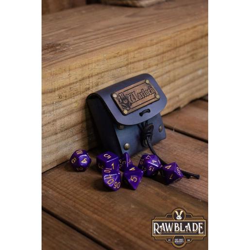Rawblade - Dados y bolsa de cuero Brujo