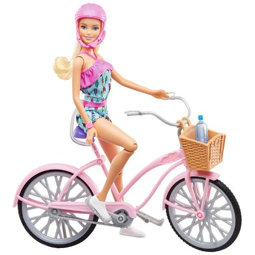 Barbie - Muñeca con bicicleta