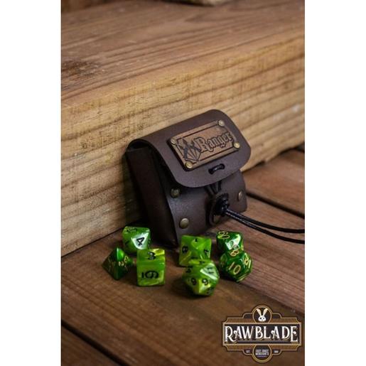 Rawblade - Dados y bolsa de cuero Explorador