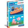 Clementoni - Peppa Pig - Puzzle Infantil de 20 Piezas: Peppa Pig, Color Variado ㅤ