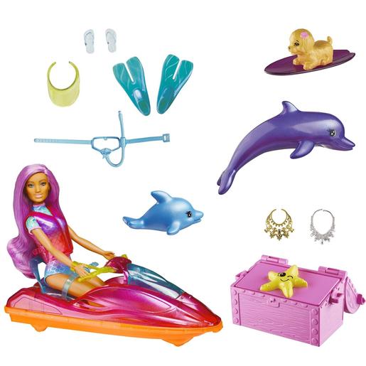Mattel - Muñeca Dreamtopia con accesorios acuáticos ㅤ
