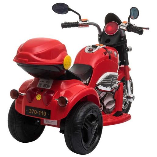 Homcom - Moto Triciclo Infantil Eléctrico Rojo HomCom