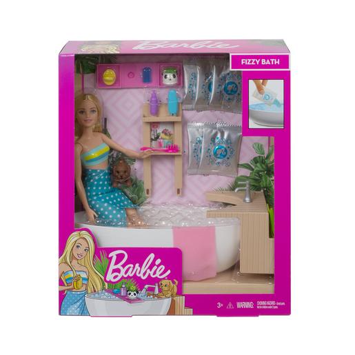 Barbie - Muñeca y Bañera de Burbujas