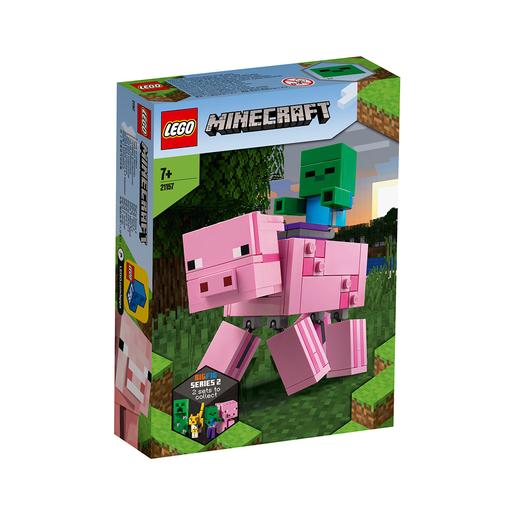 LEGO Minecraft - BigFig: Cerdo con Bebé Zombi 21157