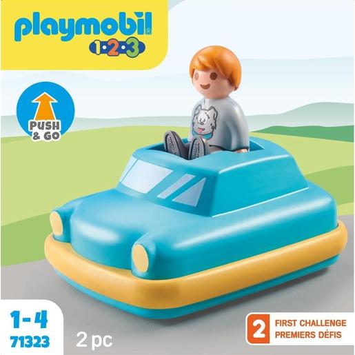 Playmobil - Coche de juguete interactivo con motor de volante para descubrir funciones básicas ㅤ