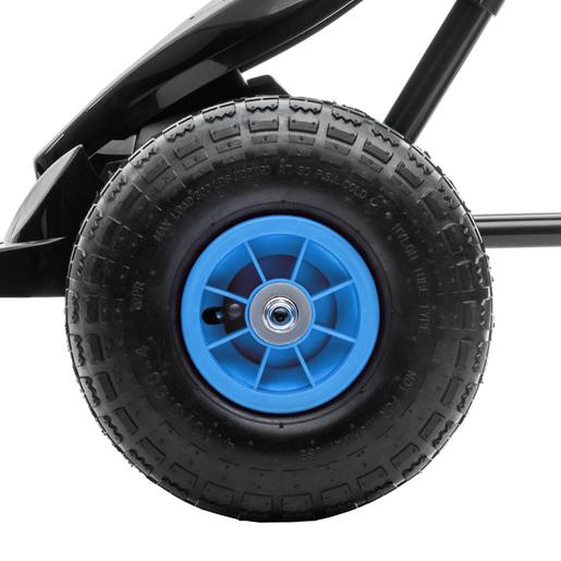 Kart con pedales asiento ajustable azul