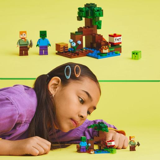 asistente elevación Individualidad LEGO Minecraft - La aventura en el pantano - 21240 | Lego Minecraft | Toys"R"Us  España